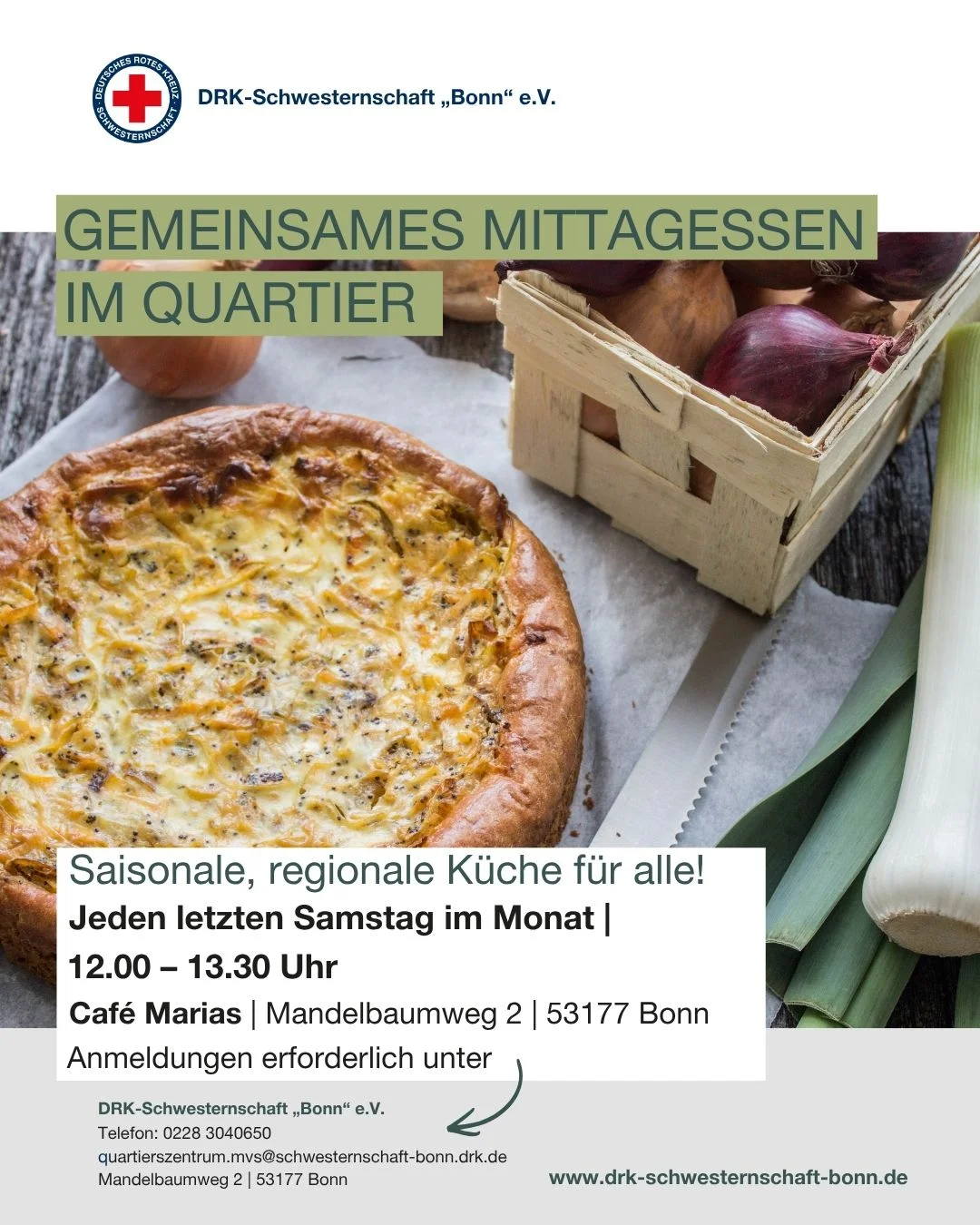 Gemeinsames Mittagessen im Quartier