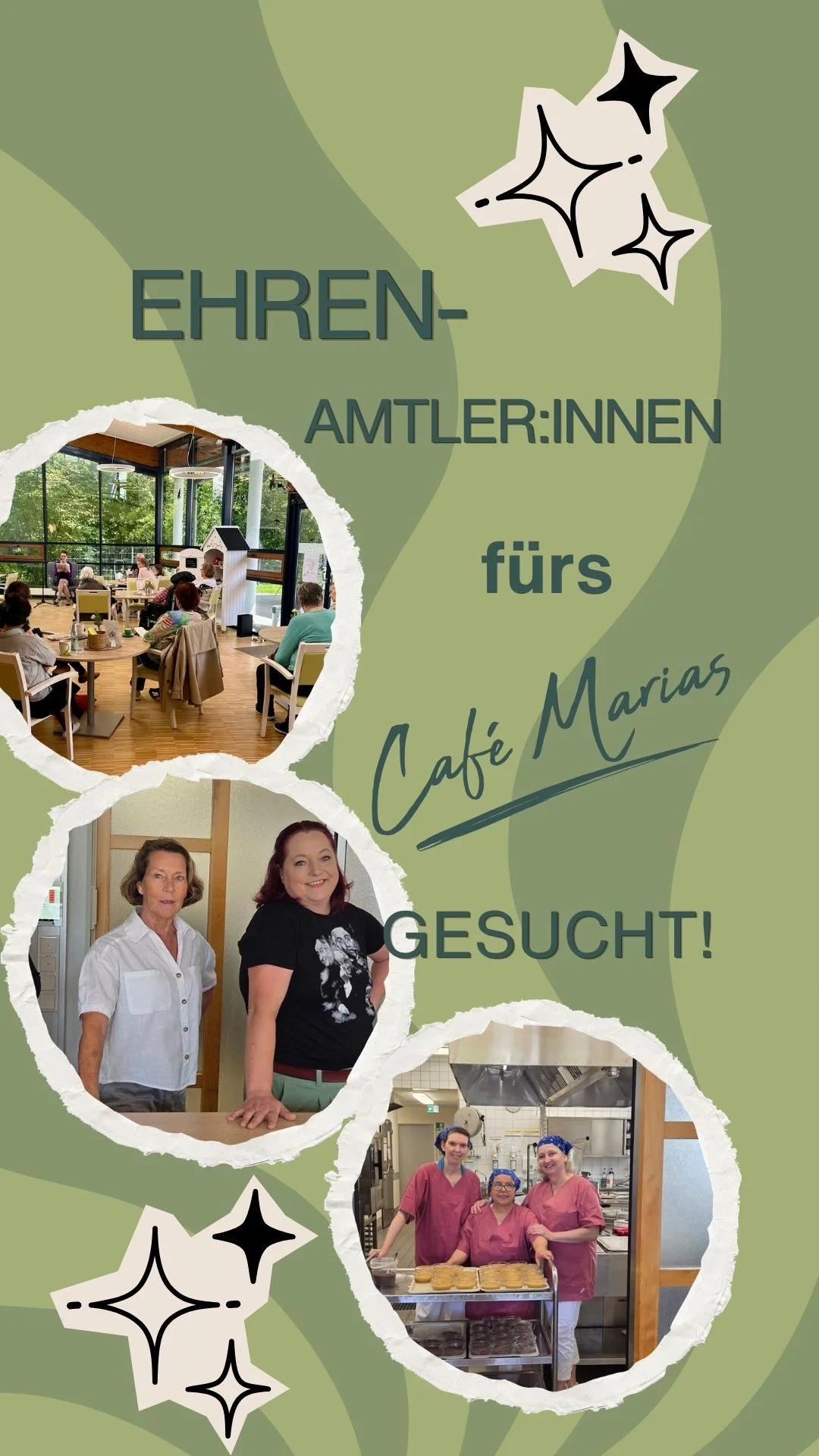 Café Marias sucht ehrenamtliche Helfer:innen
