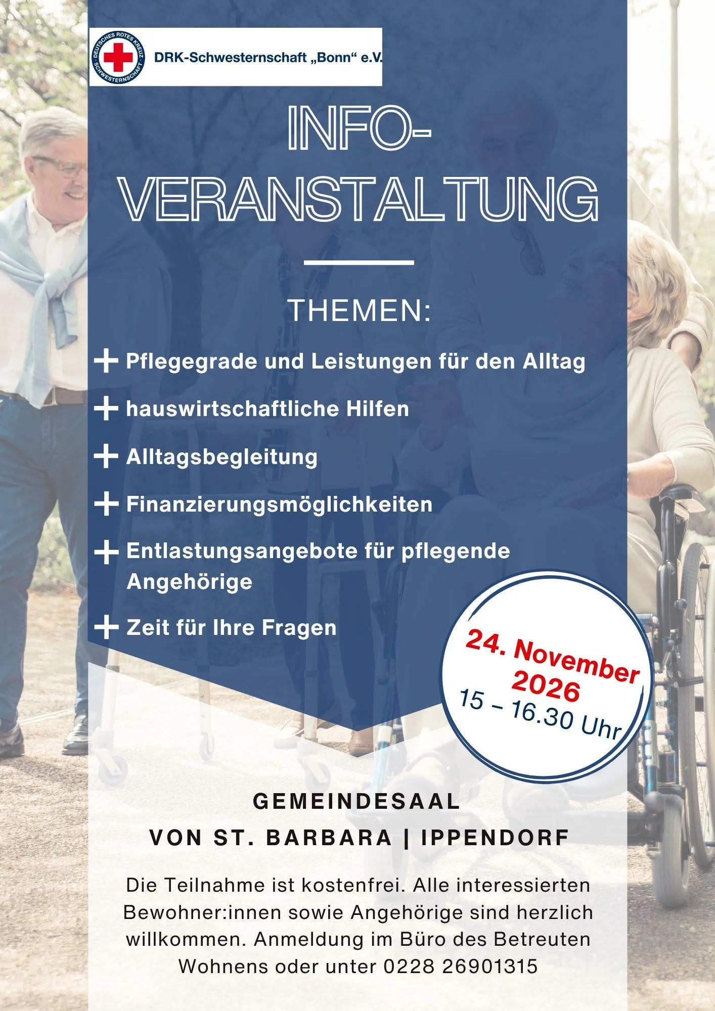 Informationsveranstaltung „Pflegegrade und Leistungen für den Alltag“