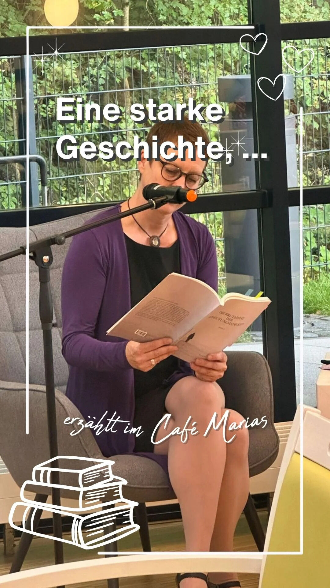Lesung im Café Marias: Ein Nachmittag mit Geschichten, Kaffee und Kuchen